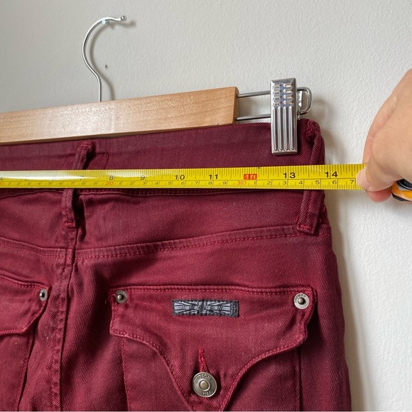 Hudson Jeans Deep Red Denim size 24 - Picture 5 of 7
